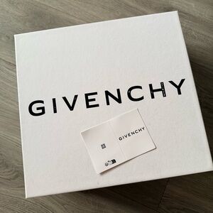 GIVENCHY White Shoes Box 13.30x12.5x4.5 inches + Original Tissue + Card
